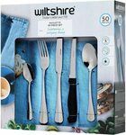 Wiltshire Stainless Steel Baguette Cutlery 50-Pieces Set $49.50 Delivered @ Amazon AU