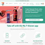 711 Bonus Velocity Points at 7-Eleven for Linking in The App & Making 1 Transaction (& up to 3 Points Per $1 Spent) @ 7-11
