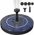 Findyouled Solar Fountain Pump for Bird Bath $23.24 (Was $35.76) + Delivery ($0 with Prime/ $39 Spend) @ Findyouled Amazon AU