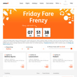 Friday Frenzy: eg SYD ↔ Ballina $35, CBR ↔ BNE $79, MEL ↔ DRW $119, NTL ↔ GC $45 and Many More @ Jetstar