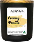 Aurora Creamy Vanilla Soy Candle Australian Made 300g $17.99 (Was $35) + $9 Delivery @ Aurora Fragrances