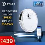 [eBay Plus] ECOVACS Smart Robot Vacuum Cleaners: N8 $419, N8+ $705, T8+ $899, T10+ $1349, X1 $1549 Delivered @ ECOVACS eBay