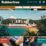 15% off Floor, Cargo, Dash Mats, Seat Covers and More Delivered @ RubberTree