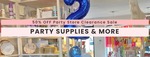 50% off Party Supplies: Cups, Napkins Paper Plates, & More + Christmas Crackers + Delivery ($0 with $150 VIC Metro Order) @ KOKO