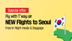 Sydney to Seoul (Direct Flights) from $380 @ T'way Air