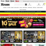 $20 Voucher with $20 Minimum Spend + $10 Delivery ($0 C&C/ $99 Order) @ House