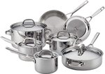 Anolon 30822 Tri-Ply Clad Stainless Steel 12-Piece Cookware Set $296.77 Delivered @ Amazon AU