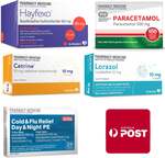 Hayfever / Pain Relief / Cold & Flu Medication Clearance Bundle $21.99 Delivered @ PharmacySavings