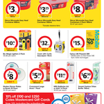 [WA, SA, NT] Scan Registered Flybuys Card to Get 10% off $100 & $250 Coles MasterCard Gift Cards ($5/$7 Activation Fee) @ Coles