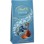 Lindt Lindor Milk Salted Caramel Bag 123g $4 @ Woolworths