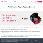 Free Apple Watch Series 8 When You Meet Weekly Activity Targets (AIA Health Insurance & Vitality Membership Required)