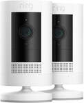 Ring Stick up Cam Battery Full HD Security Camera 2-Pack (White) $197 + $5.99 Delivery ($0 C&C) @ JB Hi-Fi