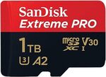 SanDisk 1TB Extreme PRO microSDXC Card + SD Adapter 200MB/s $148.11 Delivered @ Amazon UK via AU
