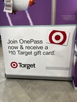Bonus $10 Target  Gift Card for Joining OnePass (In-Store Only at Target) @ OnePass