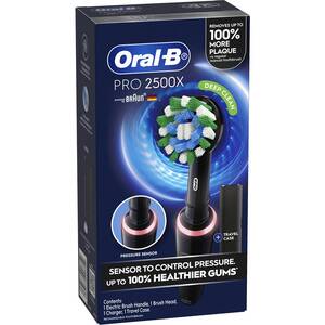 Oral B Pro 2500X Electric Toothbrush Black $74.99 (RRP $149.99) @ Chemist Warehouse