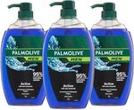 Palmolive Men Body Wash 3L (3x1l), Active with Sea Minerals $17.97 ($16.17 S&S) + Delivery ($0 with Prime/$59 Spend) @ Amazon AU