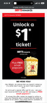 $1 Standard Movie Ticket and Small Popcorn @ Hoyts
