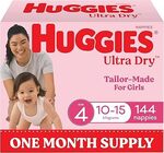 Huggies Nappies Size (1, 3, 4 and 5) One Month Supply Pack $60 (Subscribe and Save $51 with Prime) Delivered @ Amazon AU