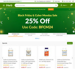 25% off Sitewide + Delivery ($0 with A$80 Order) @ iHerb