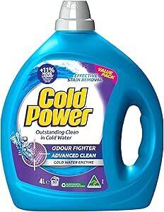 Cold Power Advanced Clean, Liquid Laundry Detergent, 4L $18 ($16.20 S&S) + Delivery ($0 with Prime/ $59 Spend) @ Amazon AU