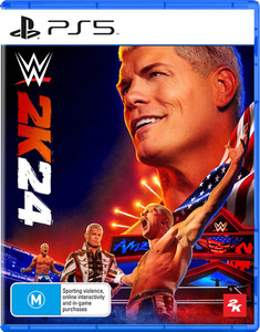 [PS5, XSX] WWE 2K24 & TopSpin 2K25 $23 (Was $59) + $9 Delivery ($0 with OnePass/ C&C/ $60 Spend) @ Target