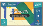 Hisense 65" Canvas S7NAU 4K QLED Smart TV 2024 $1424 via Price-Beat Button + Delivery ($0 C&C) @ The Good Guys