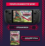 Win a Steam Deck 512GB OLED + Asgard's Fall, Full Game Steam Key or 1 of 9 Asgard's Fall Key from Assemble Entertainment