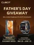 Win a KingKong X Pro Smartphone and GT3 Smartwatch from CUBOT