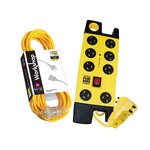 HPM Handy Man Powerboard and Extension Lead - Value Pack $59 @ Bunnings