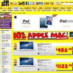 JB Hi-Fi 10% off Apple Mac Excludes iPads and BTO