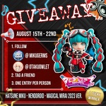 Win a Hatsune Miku Nendoroid - Magical Mirai 2023 Ver. from Mikugerms