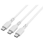 J.Burrows USB-C to C Cable 5A 100W 1.2m: USB 2.0 3 Pack $8, USB 3.2 2 Pack $8 + Delivery ($0 OnePass/C&C/in-Store) @ Officeworks