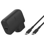 Belkin BoostCharge Hybrid Wall Charger 25W + Power Bank 5K with Travel Adapter Kit $30 + Del ($0 OnePass/ C&C) @ Officeworks