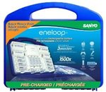 ENELOOP Super Power Pack 12AA, 4AAA, 2 "C" & 2 "D" Spacers, 4 Position Charger for $47 Delivered