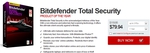 Bitdefender Total Security 2014 licenses giveaway