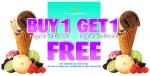 Buy 1 regular icecream from New Zealand Natural, get 1 FREE