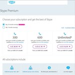 Skype Unlimited World Calling $116.49/Year (33% off)