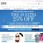 David Jones Further 25% off Already Reduced Fashion (Mens/Womens/Kids)