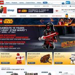 Lego Star Wars 15% off + Free Exclusive Minifig and Poster (May The 4th)