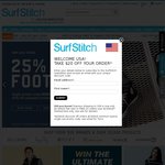 25% off Footwear and 30% off Sale Items at SurfStitch. Free Express Delivery on Orders over $25