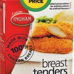Ingham Frozen Chicken Breast Tenders 400g $3.84 (Save $3.85), 30% off Bonds @ Woolworths 4 June