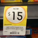 Nerf Super Soaker Switch Shot Blaster $15 @ Kmart