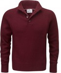 Charles Wilson Wool Blend Button Neck Jumper $14.95 + FREE SHIPPING WITH CODE