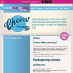 Various Melbourne Day Offers (VIC Only) 28 - 31 August