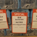 24 X 600ml Frantelle Spring Water for $5.44 @ IGA