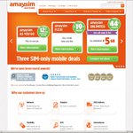 Amaysim 50% off Unlimited New Customers 1st Month ($22.50) Inc 5GB Data + $10 Bonus Referral Credit