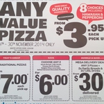 Domino's 3 Pizzas + 2 Garlic Bread + 2 Drinks for $30 Delivered | Any 2 Extra for $6