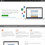 FREE: MS Office 2016 for MAC Preview Release with Updates (until Official Release)