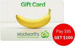 5% off Woolworths eGift Cards from One Big Switch