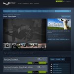 Goat Simulator $3.39 USD (66% off) on Steam